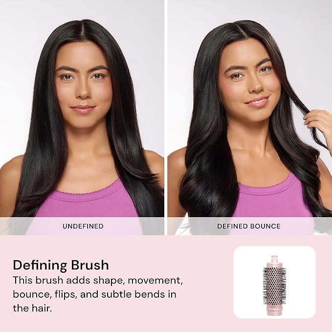 L'ANGE HAIR TurboStyle All-in-One Air Styling & Drying System | 5-in-1 Attachments with Auto-Wrap Curlers & Volumizing Brush | Fast-Drying Brushless Motor Dryer | Dual Voltage | All Hair Types (Black)