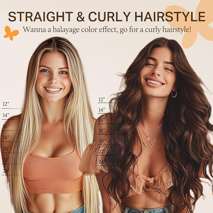 DOORES Human Hair Extensions Clip in, Light Ash Brown 150g 9pcs 16 Inch, Clip ins Remy Hair Extensions Real Human Hair Clip in Hair Extensions Human Hair Natural Straight Thick Hair