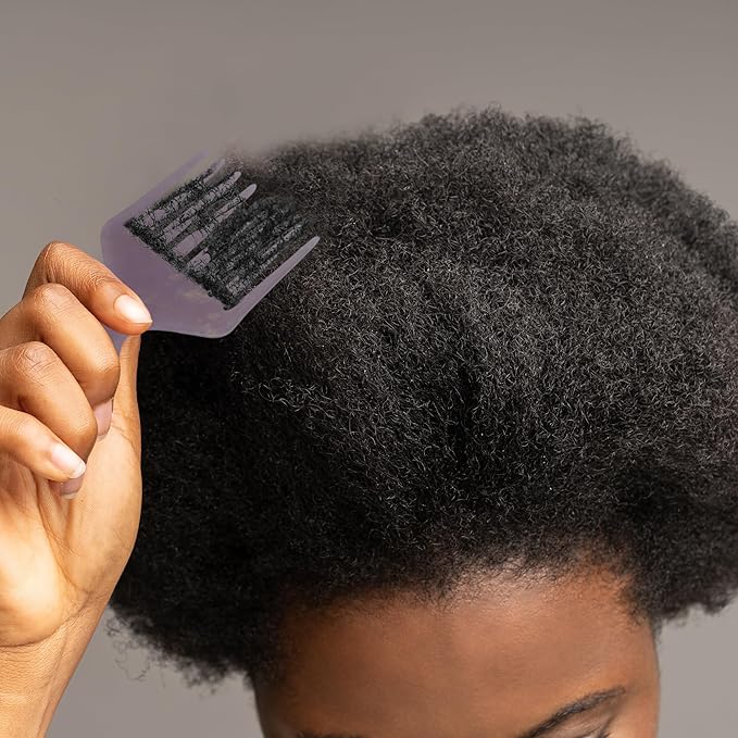 VOCOSTE Hair Picks for Curly Hair - Wide Tooth Comb, Afro Pick, Light Purple