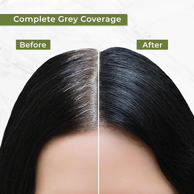 Indus Valley Natural Organic Damage Free Gel Hair Color | Ammonia Free, Vegan & Cruelty Free | Up to 100% Gray Coverage, Long Lasting Results | Light Brown 5.0 (20gram+200ml)