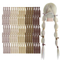 MEEDEE 100 Pack Neutral Tone Hair Ties For Women No Crease Soft Elastic Ribbon No Damage Neutral Tone Hair Ties Knotted Ouchless Hair Ribbon Yoga Hair Ribbons Elastic Bracelets