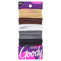 Goody Ouchless Hair Elastics – No Pull, No Breakage, Tangle-Free Hold for Fine Hair – 50 Count, Assorted Neutrals, Long-Lasting Ponytail Holders for Women & Men