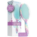 FRAMAR Purple Hair Brush Detangler, Detangling Hairbrush For Women, Wet Hair Brush For Girls, Hair Detangler Brush, Wet Hairbrush, Hairbrushes, Girls Hairbrush Detangler, Reduces Frizz – Tie Dye