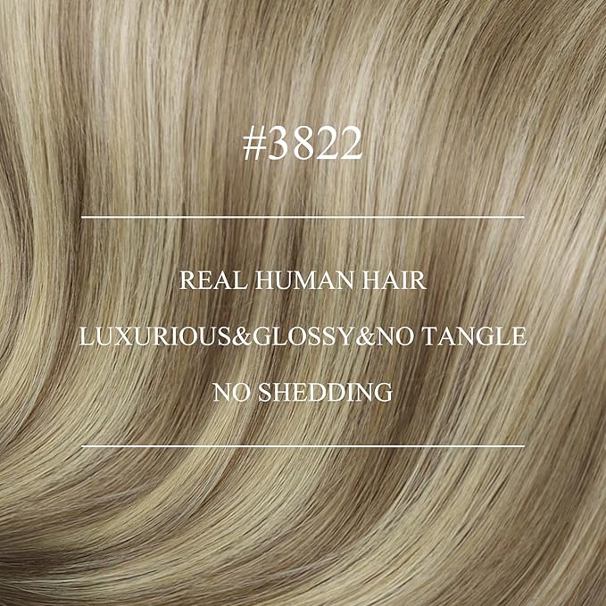 YoungSee Nano Ring Hair Extensions Ombre 16 Inch Nano Tip Hair Extensions Real Human Hair Dark Brown Ombre Light Brown with Blonde Nanobead Hair Extension Human Hair Balayage for Daily 50s 50g