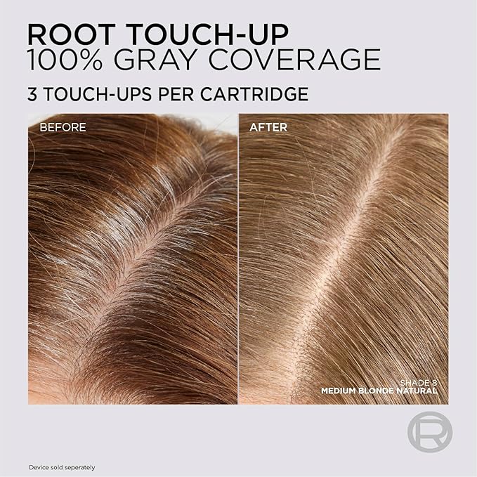 L'Oreal Paris Colorsonic Permanent Hair Dye Cartridge, Vibrant Hair Color for Root Touch Up, Gray Coverage or All Over Color in just 5 Minutes, 6A Light Ash Brown (Coloring Device Sold Separately)