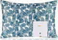 ZIMASILK 100% Pure Mulberry Silk Pillowcase for Hair and Skin Health,Both Sides 19 Momme Silk Floral Print,1pc (Standard 20''x26'',Blue Leaves)