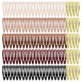 120 Pack 6 Color Snap Hair Clips | Non-Slip Snap Clips for Women & Girls | Durable Hairpins for Thick Hair, Updos, Braids & Buns | Secure Hold, Snag-Free Design
