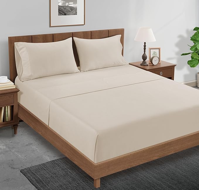 Lane Linen 100% Organic Cotton King Size Pillow Cases Set of 2 (20''x36'') Pillow Cases King Size Certified Organic Cotton Pillowcases King Pillow Cases Set of 2 Pillow Cases - Glacier Grey