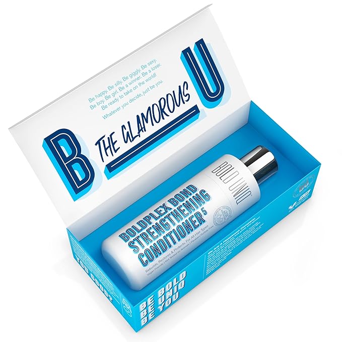BoldPlex 5 Bond Strengthening Protein Conditioner for Dry Damaged hair - Hydrating Formula for Curly, Dry, Colored, Frizzy, Broken or Bleached Hair Types. Cruelty-free & Vegan