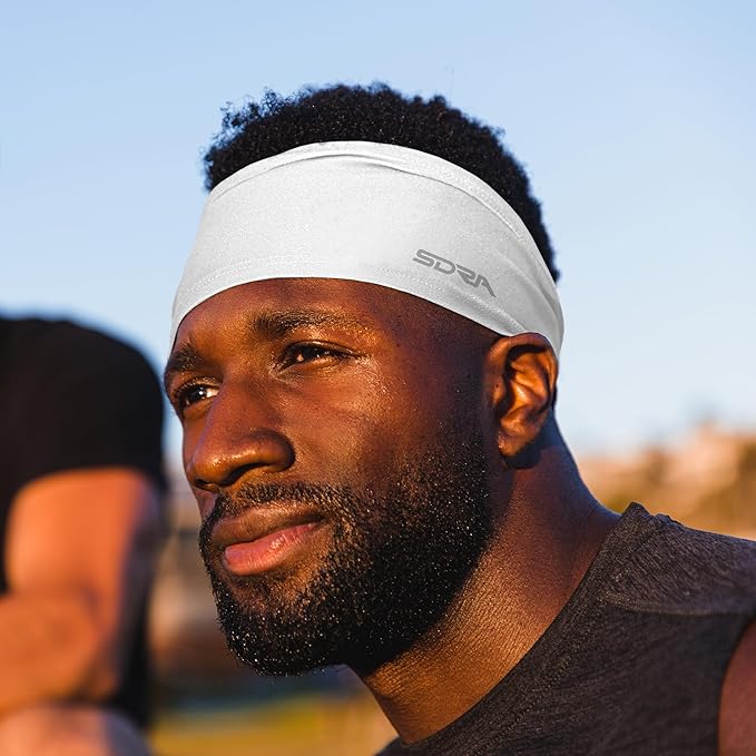 Suddora Workout Headband - Lightweight, Stylish & Comfortable Spandex Headband for Running, Workout, Football, Cosplay & Costumes