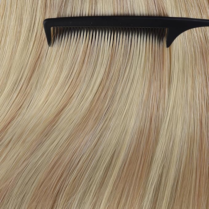 YoungSee Human Hair Tape in Extensions for Women Tape in Blonde Hair Extensions 20In 20pcs 50g Tapes Hair Extensions Real Human Hair Highlight Blonde Natural Looking