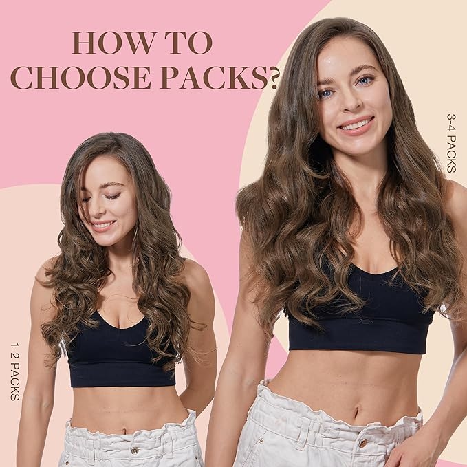 GOO GOO Tape in Hair Extensions Human Hair, 5 Light Ash Brown, 22inch 100g 40pcs, Skin Weft Seamless Invisible, Silky Straight with Thick Ends, Remy Human Hair