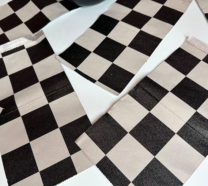 Checkered Black Hair Foils for Highlighting and Coloring - Aluminum Foil Sheets, Salon Hair Foils, 5"x10.75", 500 Foil Sheets for Professional Hair Stylists