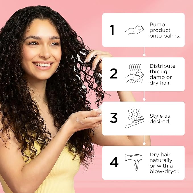 Style Factor EDGE BOOSTER Extra Strength Setting Mousse – Frizz Control, Extra Volume, and Conditioning – 6.4oz Hematite Mousse for Curly Hair
