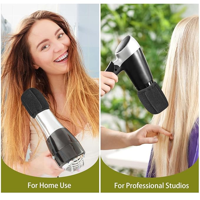 2Pcs Sock Diffuser for Hair Dryer, Universal Diffuser Hair Dryer Attachment Sock Curly Hair Blow Dryer with Diffuser for Curly Hair Diffuser Cap, Fits Most Every Size Blow Dryer