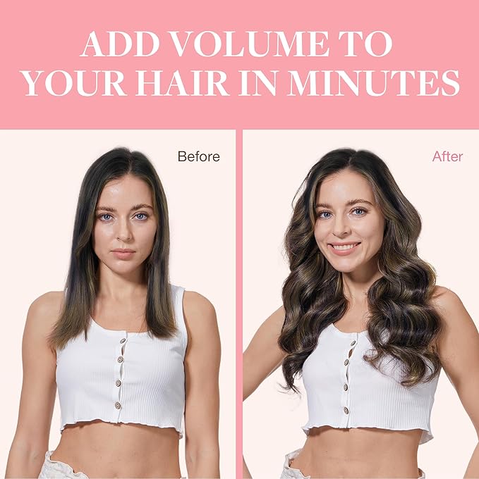 GOO GOO Clip in Hair Extensions Real Human Hair, Remy Human Hair Extensions Clip ins for Women, Natural Human Hair, 22inch 120g 7Pcs, 1B/16/1B Balayage Natural Black to Light Blonde