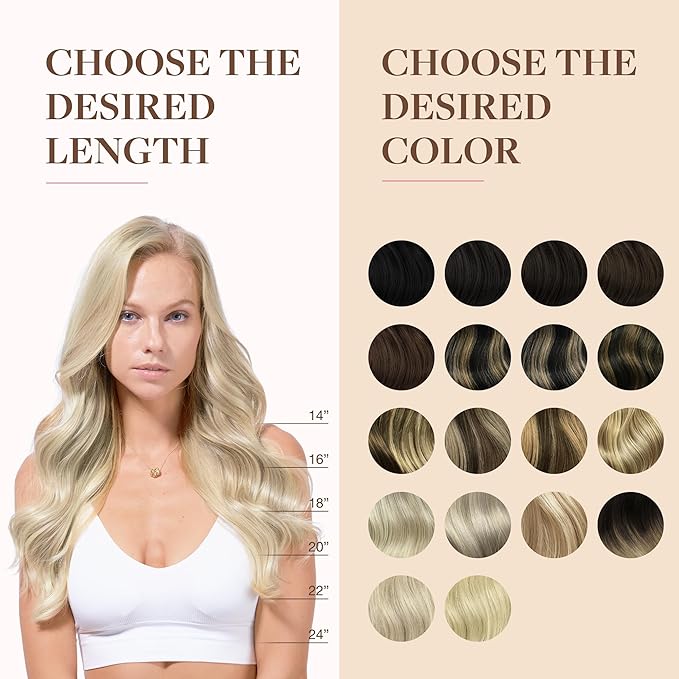 GOO GOO Clip in Hair Extensions Real Human Hair, Remy Human Hair Extensions Clip ins for Women, Natural Human Hair, 20inch 150g 7Pcs, 17A/60A Ash Blonde Highlighted Platinum Blonde