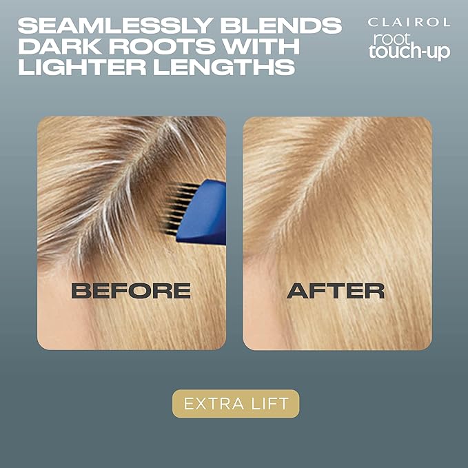 Clairol Root Touch-Up Permanent Hair Dye, Extra Lift Hair Color, Pack of 2