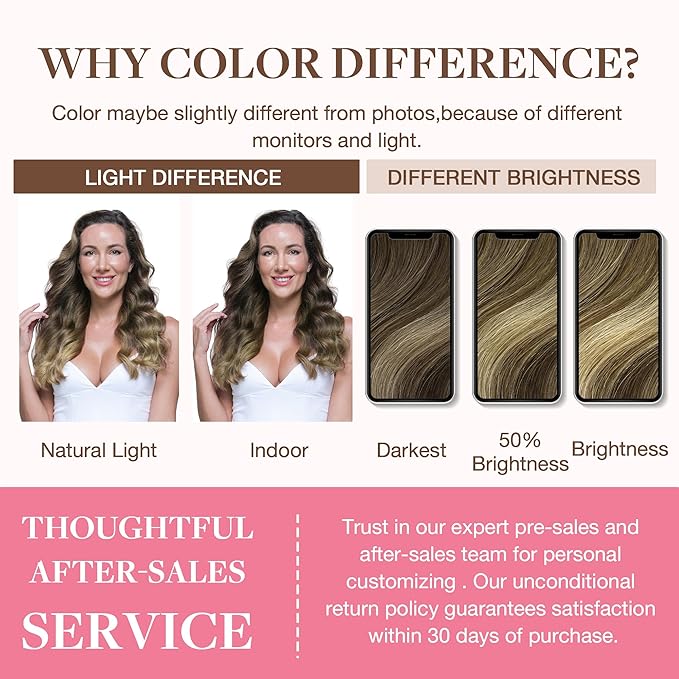 GOO GOO Clip in Hair Extensions Real Human Hair, Remy Human Hair Extensions Clip ins for Women, Natural Human Hair, 24inch 160g 7Pcs, 4/26/4 Balayage Chocolate Brown to Honey Blonde