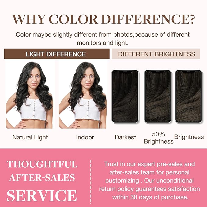 GOO GOO Clip in Hair Extensions Real Human Hair, Remy Human Hair Extensions Clip ins for Women, Natural Human Hair, 20inch 150g 7Pcs, 1C Mocha Brown