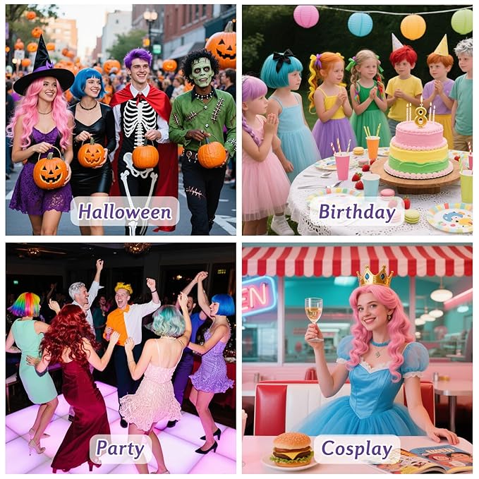 Green Hair Spray, Temporary Hair Color Spray For Kids Women Men, Hair Dye Washable Temporary Hair Color Wax, One-Time Use Color Hair Spray for Crazy Hair Day,Halloween Christmas Cosplay Party (Green)