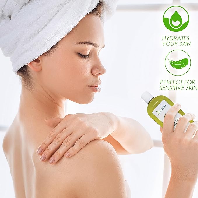 Soapeauty Extra Virgin Olive Oil | 100% Pure & Natural Unrefined Cold-Pressed Carrier Oil | Massage & Body Oil | for Skin, Face, Hair, and Soap Making | Carrier for Essential Oils - 16 Fl Oz