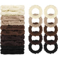 WantGor Hair Ties, Women 10PCS Hair Bands No Damage Elastic Scrunchies Seamless Ponytail Holders Hair Accessories Head Bands for Women's Thick Thin Hair (Neutral)