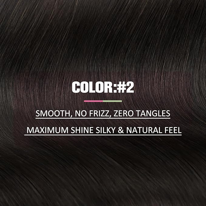 YoungSee Tape in Hair Extensions Human Hair Dark Brown Tape Extensions Real Human Hair Brown 22In 50g 20pcs Tape-ins Human Hair Extension Natural for Women Extensiones Adhesivas
