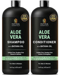 Aloe Vera Shampoo and Conditioner Set | 16 fl oz Each | with Batana Oil | Hydrating, Soothing & Moisture Balance Formula | Nourishing Care for Dry, Itchy or Sensitive Scalp