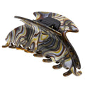 Camila Paris CP2483 French Hair Clip for Women Thick Hair for Long Curly Wavy Hair, Handmade Onyx, Girls Hair Claw Clips, Durable Styling Big Claw Clip for Thick Hair, Strong Hold Grip Made in France