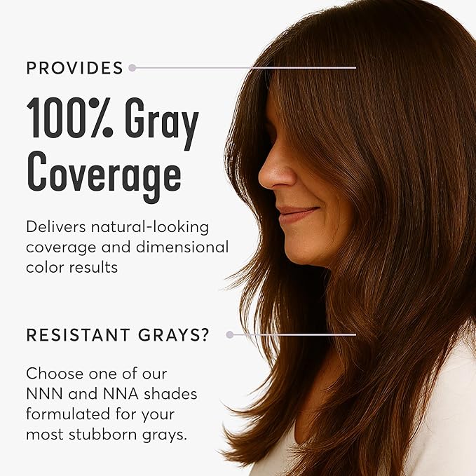 Madison Reed Radiant Hair Color Kit - 6.5NNA Medium Neutral Brown (Sondrio), 100% Gray Hair Coverage Permanent Hair Dye for Resistant Grays | PPD-Free & Ammonia-Free, 2 Pack