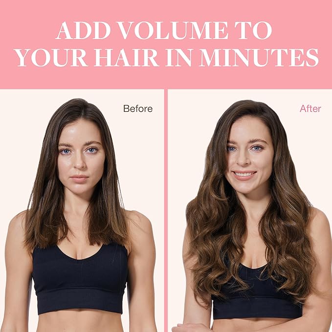 GOO GOO Clip in Hair Extensions Real Human Hair, Remy Human Hair Extensions Clip ins for Women, Natural Human Hair, 14inch 120g 7Pcs, 4A Chocolate Brown