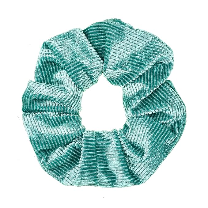 LOOKSEVEN Scrunchies for Hair Women, 5PCS Bandana Scrunchy Hair Ties, Flannel (Cotton, One size fits all, 5 colors)