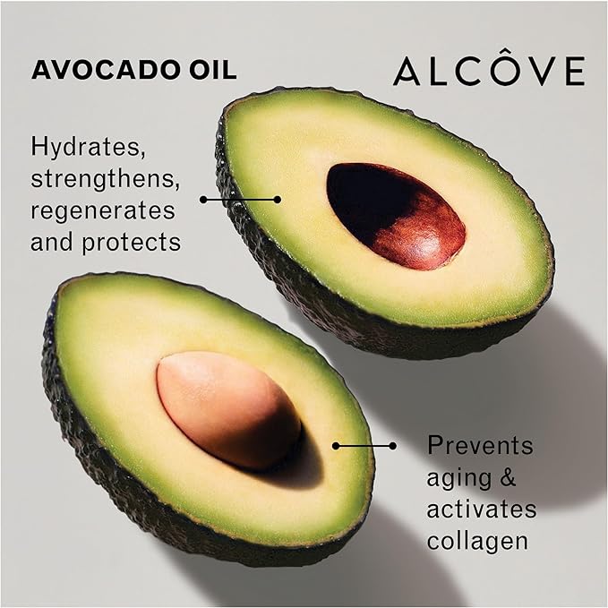Alcôve - Serum - Dry, Frizzy and Thick Hair - Smooth - Leave-in-treatment - Instant Shine - Split-end Repair - Hydrate - Without Oil Residue - Mango Extract - Color-Safe - 3.4 oz