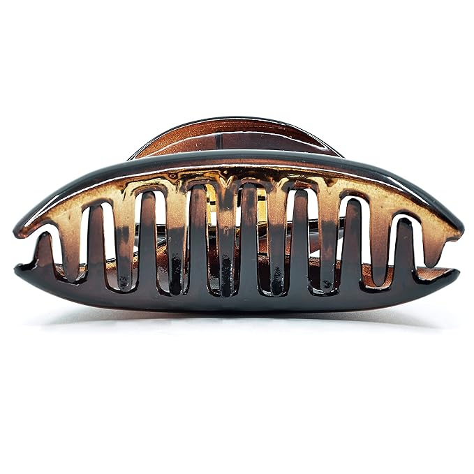 Camila Paris CP1143/2 French Hair Clip for Women, Set of 2 Small Girls Hair Claw Clips Jaw Fashion Durable and Styling Hair Accessories for Women, Strong Hold No Slip Grip, Made in France