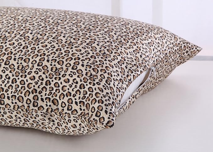 SLPBABY Silk Pillowcase for Hair and Skin with Hidden Zipper Print (Queen, Pattern6)