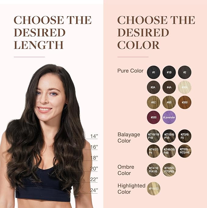 GOO GOO Clip in Hair Extensions Real Human Hair, Remy Human Hair Extensions Clip ins for Women, Natural Human Hair, 22inch 170g 7Pcs, #2A Light Brown