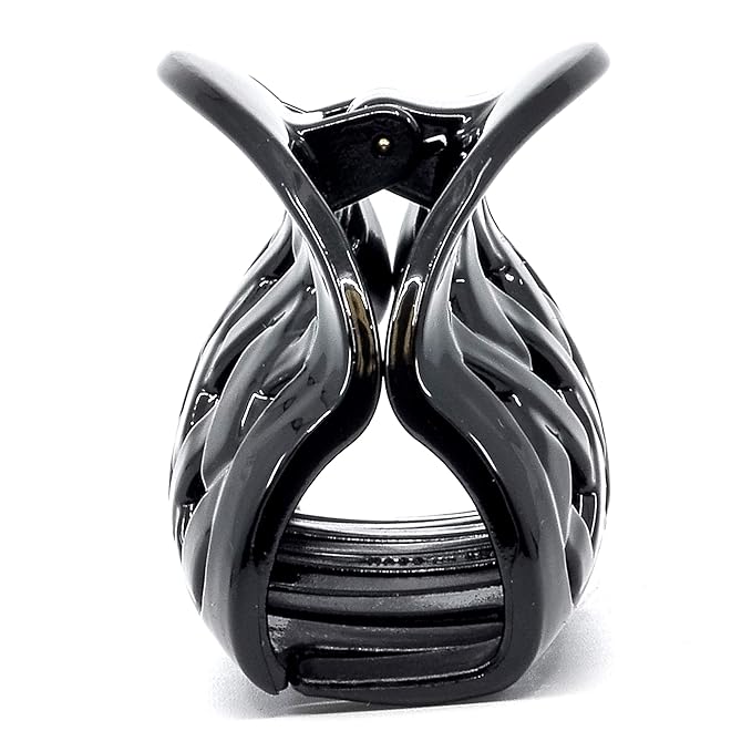 Camila Paris CP1806 French Hair Clip for Women Thick Hair for Long Curly Wavy Hair, Girls Hair Claw Clips Jaw, Durable Styling Big Claw Clip for Thick Hair, Strong Hold No Slip Grip, Made in France
