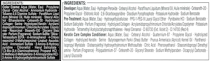 Schwarzkopf Keratin Color Permanent Hair Color Cream, 3.0 Espresso (Pack of 2)