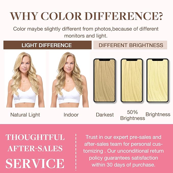 GOO GOO Clip in Hair Extensions Real Human Hair, Remy Human Hair Extensions Clip ins for Women, Natural Human Hair, 14inch 130g 9Pcs, 22F Light Golden Blonde