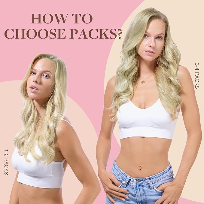 GOO GOO Tape in Hair Extensions Human Hair, 17/22/60 Ash Blonde to Golden Blonde and Platinum Blonde, 26inch 60g 20pcs, Skin Weft Seamless Invisible, Silky Straight with Thick Ends, Remy Human Hair
