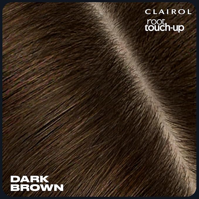 Clairol Root Touch-Up Temporary Concealing Powder, Dark Brown Hair Color, Pack of 1