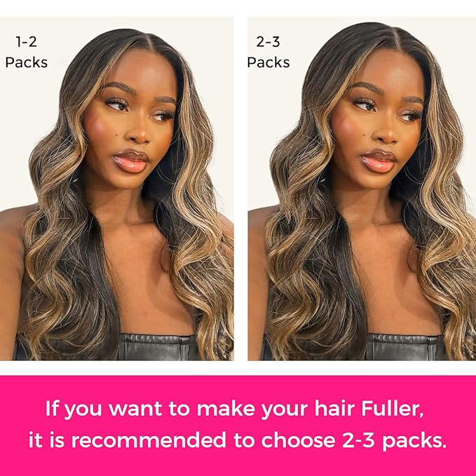 Lashey Seamless Hair Extensions Real Human Hair Clip ins 16 Inch 7pcs 110g Ombre Balayage Ash Brown to Honey Blonde with Dark Roots Hair Extensions Human Hair Straight Natural Hair for Women