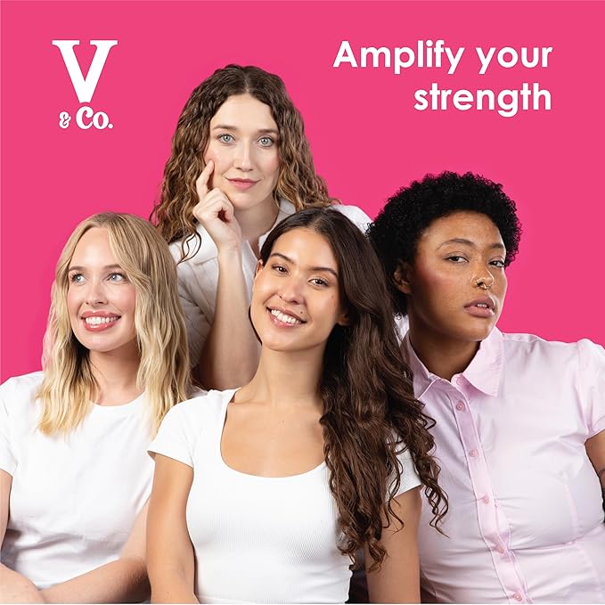 Bundle of V&Co. Beauty Curly Pop Curl Defining Shampoo, Conditioner, and Cream Hair Care with Peptides, Amino Acids & Jojoba Oil for Hydration, Frizz Control & Healthy Curls