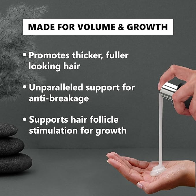 Hair Volumizing and Regrowth Shampoo for Thinning Hair, Sulfate-Free & Vegan-Friendly, 8.5 Ounces