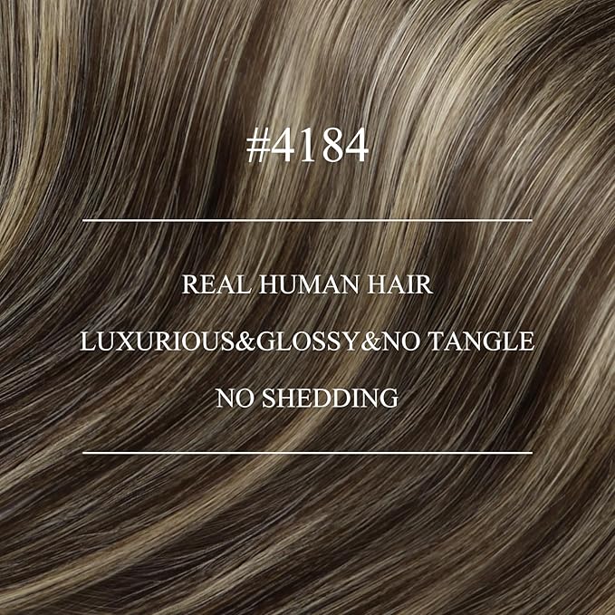YoungSee Nano Hair Extensions Real Human Hair Balayage Dark Brown with Ash Blonde Nano Ring Hair Extensions Brown Cold Fusion Bead Hair Extension Human Hair Straight Add Length 20inch 1g/s 50g