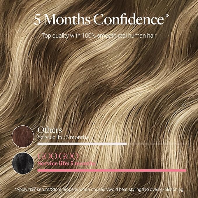 GOO GOO Genius Tape in Hair Extensions, Hand Tied Tape Weft, 4/27/4 Balayage Chocolate Brown to Caramel Blonde, 16inch 50g 20pcs, Remy Human Hair, Seamless Invisible Tape, Natural Blend, Lightweight
