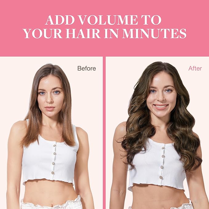 GOO GOO Clip in Hair Extensions Real Human Hair, Remy Human Hair Extensions Clip ins for Women, Natural Human Hair, 22inch 160g 7Pcs, #2/6/2 Balayage Dark Brown to Chestnut Brown