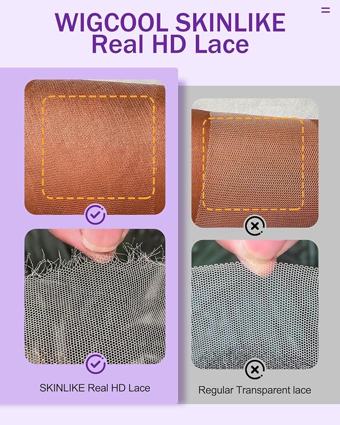 9x6 SKINLIKE Real HD Lace Closure Wig, Water Wave 180% Density 0.10mm Ultra-thin Swiss Lace Pre-plucked Bleached Small Knots With Baby Hair Glueless Wigs Human Hair Wigs 26 Inch