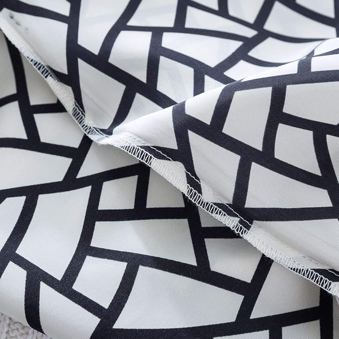 SLPBABY Silk Pillowcase for Hair and Skin with Hidden Zipper Print (Queen, Pattern25)